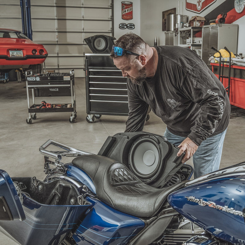 Rockford Fosgate Speakers 10" Rockford Fosgate 2014+ Harley-Davidson® Dual 10" Saddlebag Subwoofer Kit