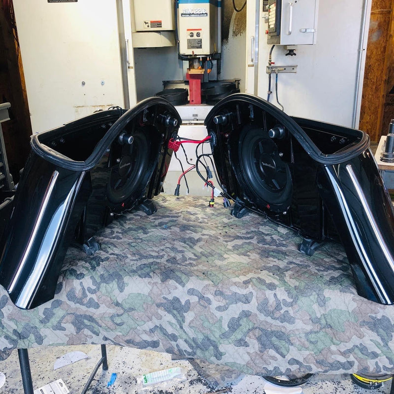 Nagys Customs Indian Bagger Audio Nagy's Customs Indian Saddlebag  Adapter Rings (Pair)