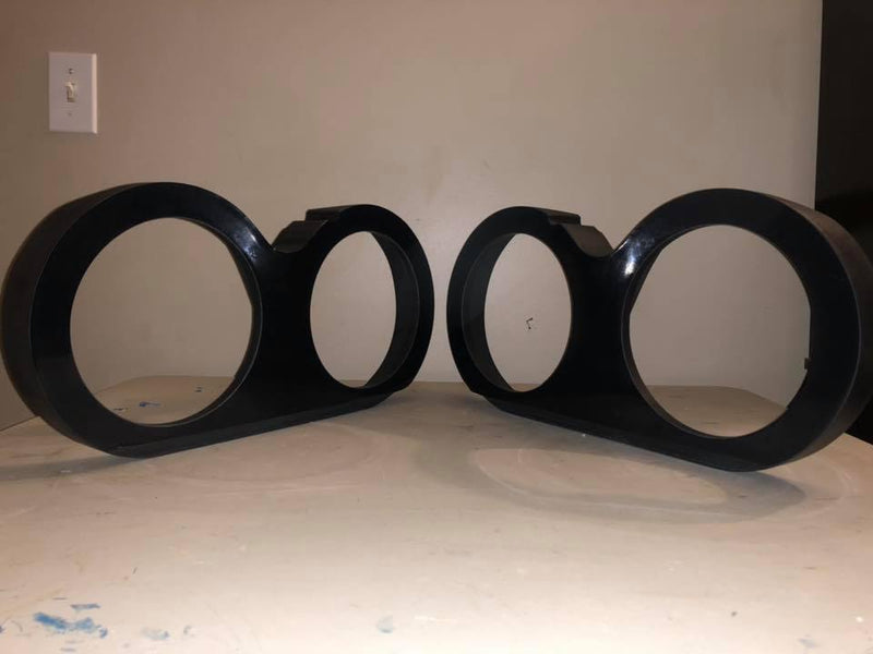 Nagys Customs Speaker Adapters & Mounts Nagy's Customs Dual 8" Subwoofer Adapter Rings 98-current (Pair)