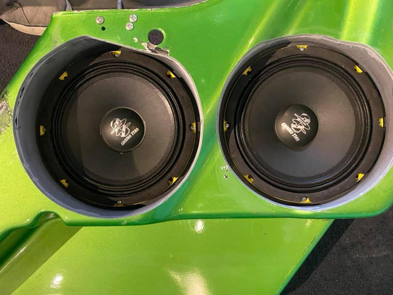 Nagys Customs Speaker Adapters & Mounts Nagy's Customs Dual 8" Subwoofer Adapter Rings 98-current (Pair)