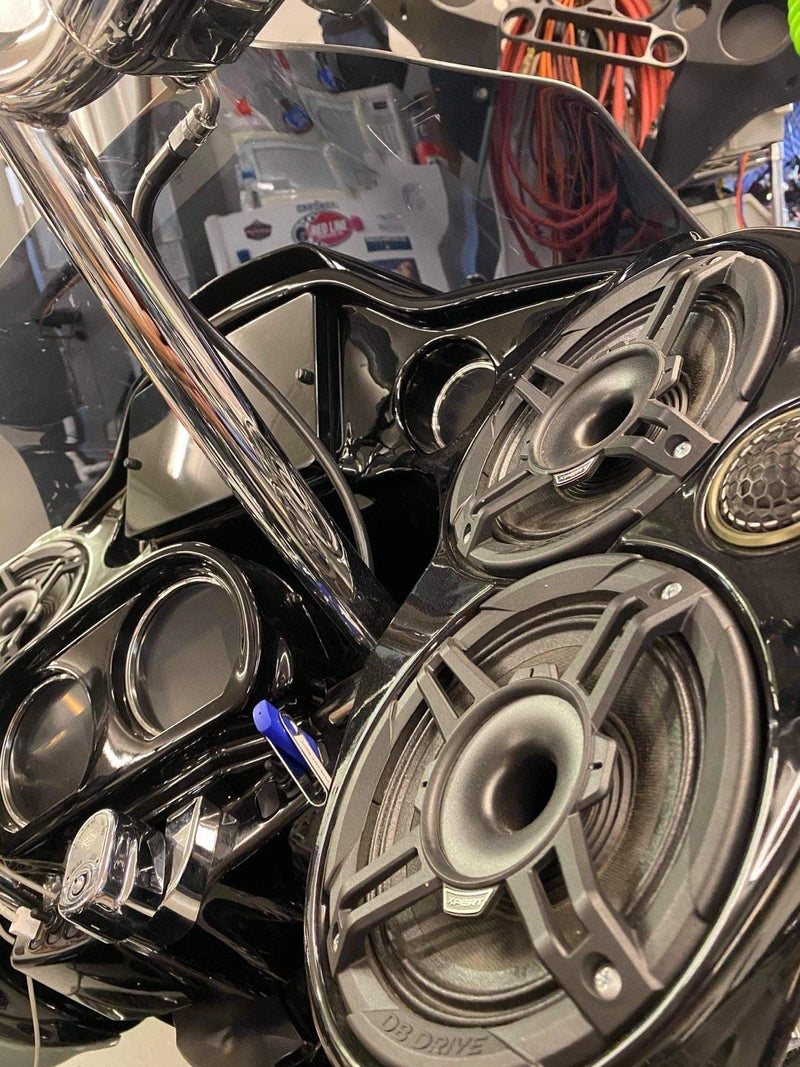 Speed Rings Radio Installation Parts Roadie Splash Covers for Harley Davidson
